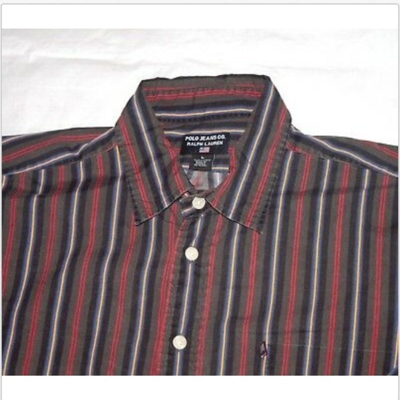 Vintage Polo Ralph Lauren Button Front Retro Shirt - Picture 3 of 7